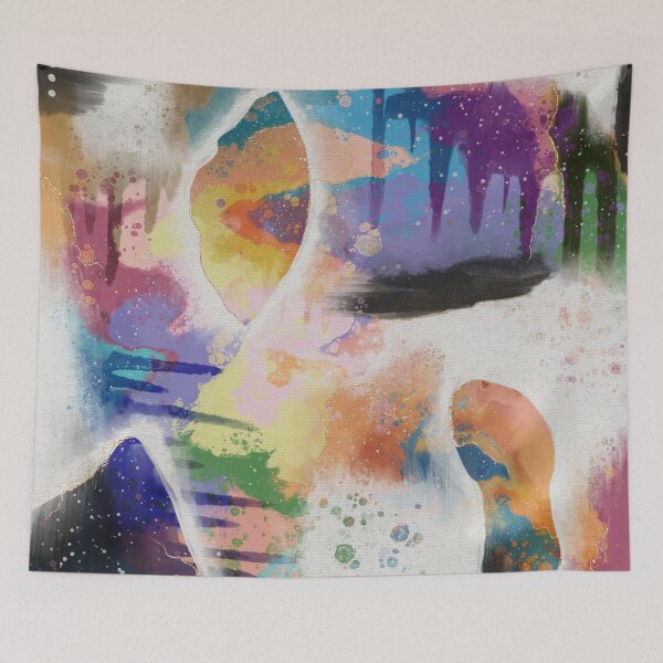 Item preview, Holes in the Universe - Intuitive Abstract Painting designed and sold by GirlHyphenated.