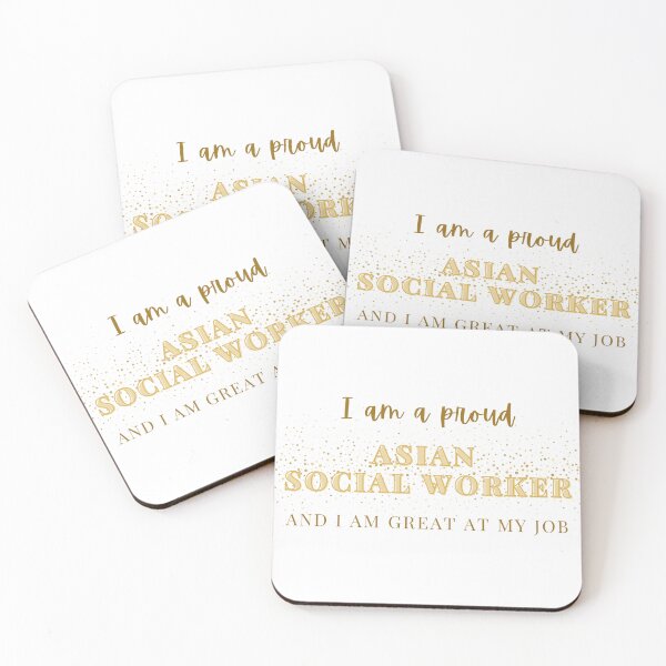 Item preview, Proud Asian Social Worker designed and sold by CreeDesigns723.