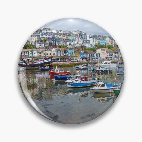 Item preview, Brixham Harbour Panorama designed and sold by rawshutterbug.