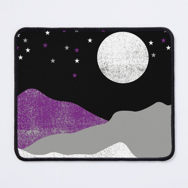 Item preview, Subtle Ace Pride Moonlit Landscape designed and sold by humnoo.