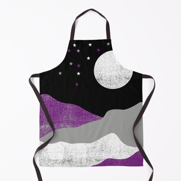 Item preview, Subtle Ace Pride Moonlit Landscape designed and sold by humnoo.