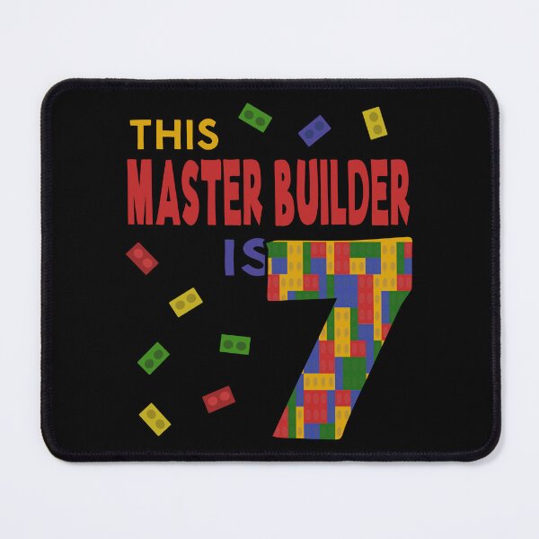 Item preview, Cute Master Builder 7 Years Old Block Building Boys Kids design designed and sold by Merchking1.