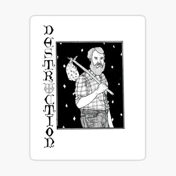 Destruction Sticker