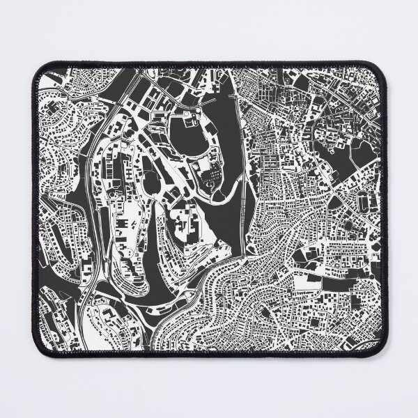 Item preview, Jerusalem Jews Judaism Moses synagogue Map Art Black white Jerusalem Israel designed and sold by EpicMaps.