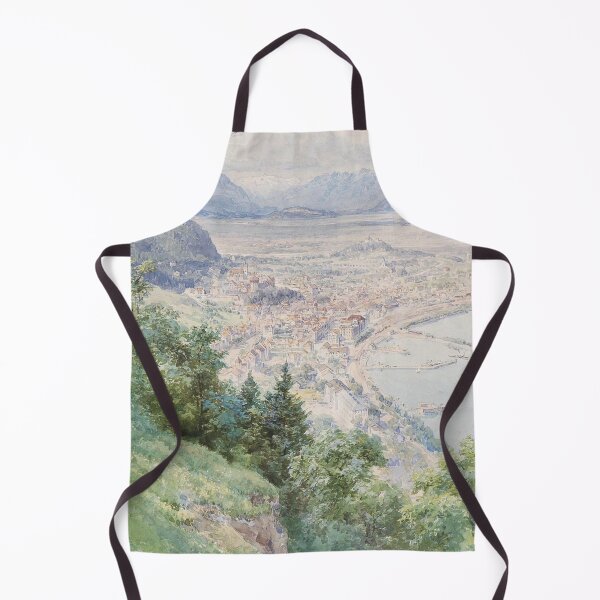Item preview, A View of Bregenz and Lake Bodensee by Edward Theodore Compton designed and sold by LoveSeasonz.