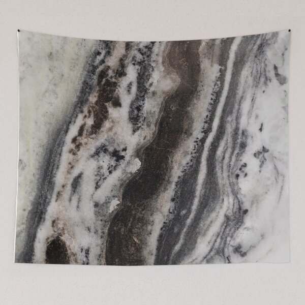 Item preview, White marble texture with brown and black veins designed and sold by aprajoos.
