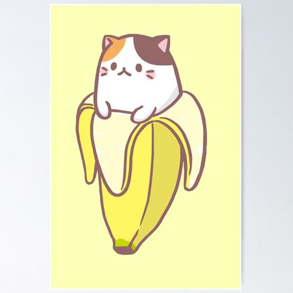 Banana Cat Poster