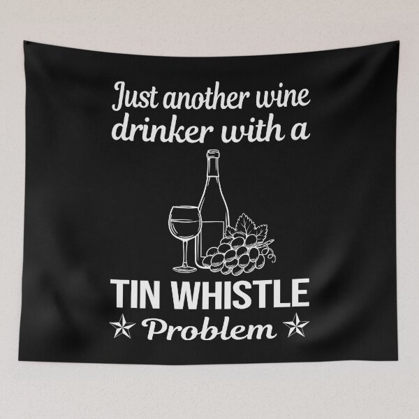 Item preview, Wine Drinker Tin Whistle Flageolet designed and sold by zuehloxerxk.