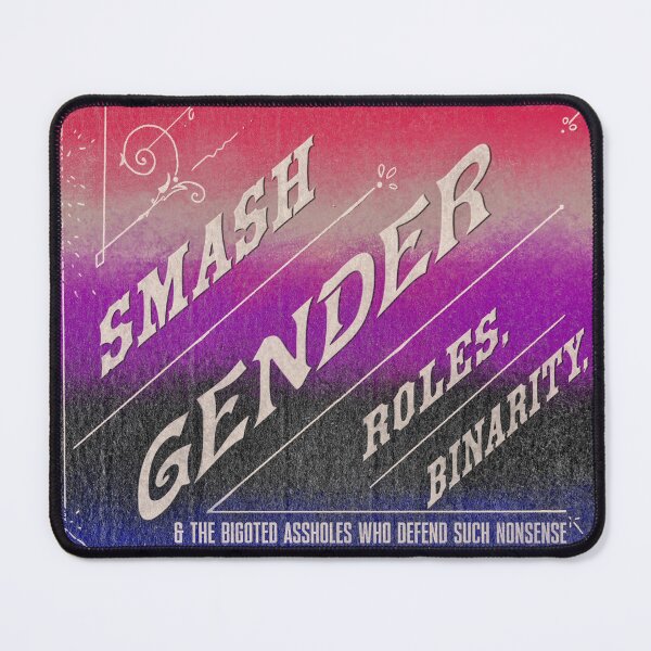 Item preview, Smash Gender -Genderfluid edition designed and sold by Loki Propagandart.