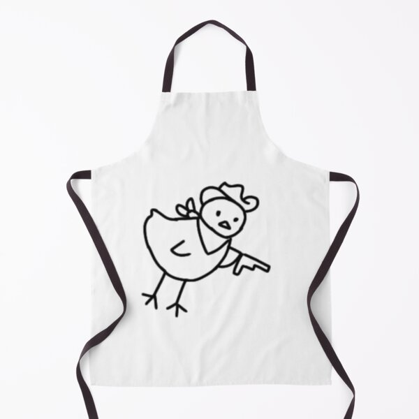 Item preview, Funny doodle cowboy duck with gun designed and sold by Puchi Evans.