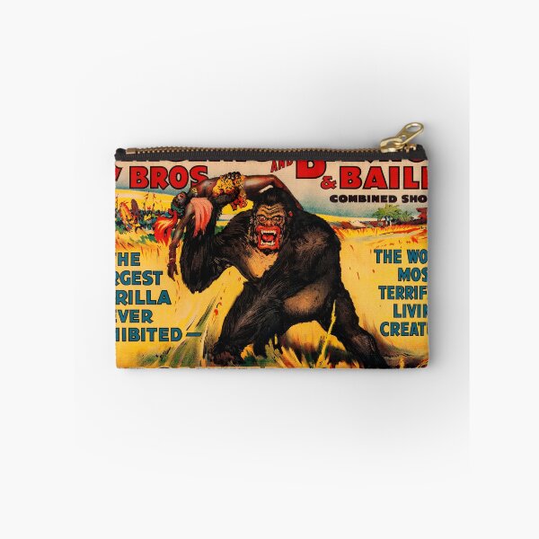 Item preview, GARGANTUA The Largest Gorilla Ever Exhibited! Ringling Bros and Barnum & Bailey 1938 Vintage Circus Poster designed and sold by retroposters.