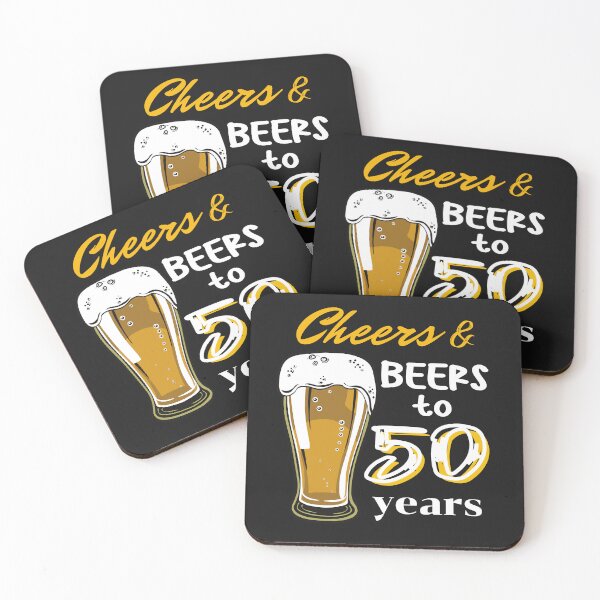 Item preview, Cheers and Beers to 50 Years  designed and sold by Luckydesign1975.