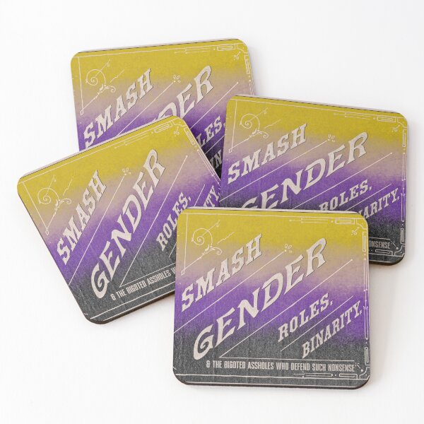 Item preview, Smash Gender - Non Binary edition designed and sold by Loki Propagandart.