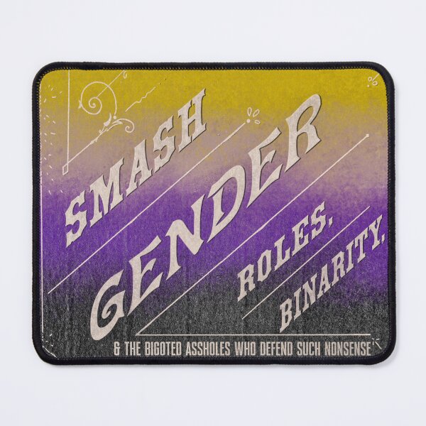 Item preview, Smash Gender - Non Binary edition designed and sold by Loki Propagandart.