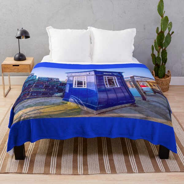 Item preview, Scarborough Police Telephone Box, Landscape designed and sold by Alisonchambers2.