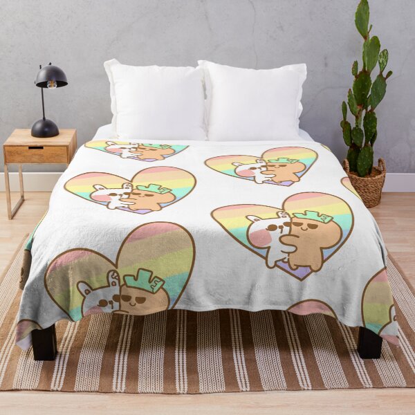 Item preview, Cute Pride Hug Rabbit Carrot Bunii Kerodii Sticker by artofpunii designed and sold by ArtOfPunii.