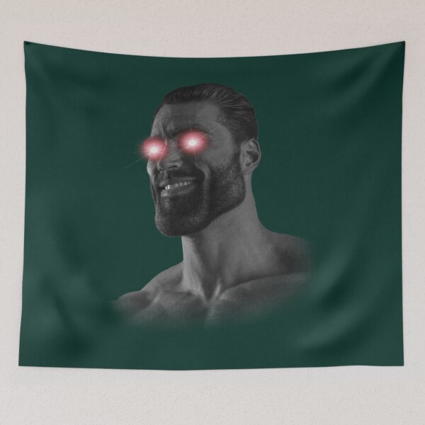 Item preview, Gigachad SuperHero   designed and sold by LucyOtama.