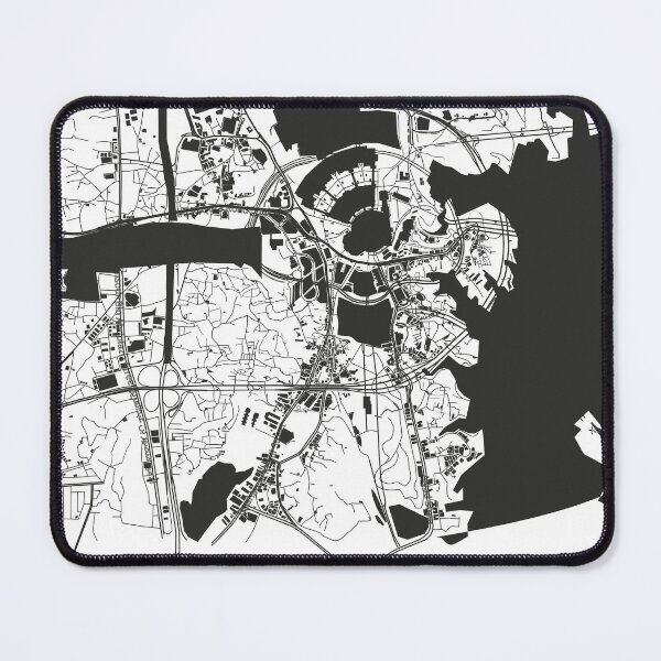 Item preview, Mecca muslims Islam mohamed prophet Map Art Black white Saudi Arabia designed and sold by EpicMaps.