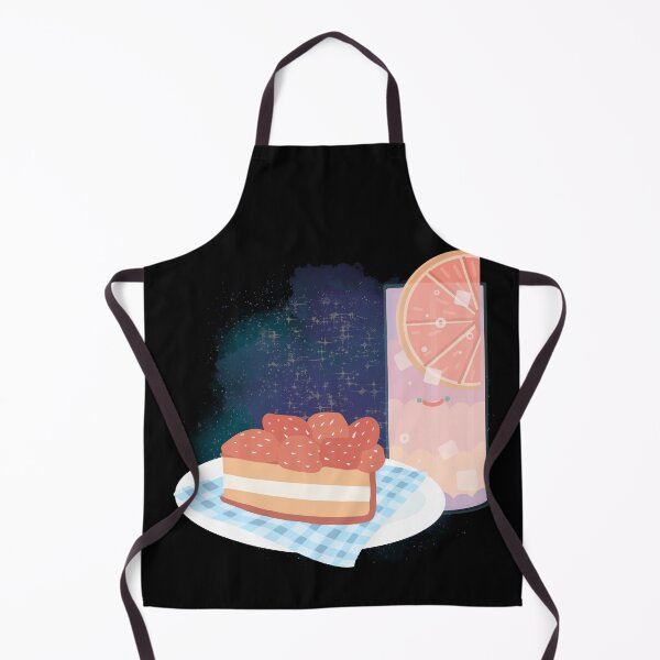 Item preview, Korean Cafe Dessert Strawberry Cheesecake slice, Pink Lemon Juice designed and sold by Keffy.