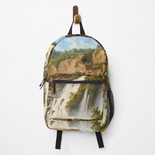 Item preview, View Of The Waterfall At Anitrella With Goats Grazing Nearby by Jakob Philipp Hackert designed and sold by LoveSeasonz.