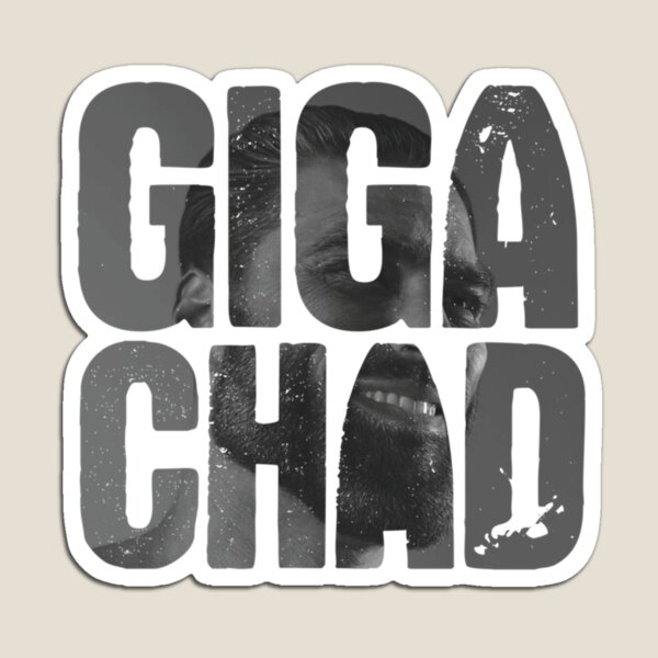 Giga Chad Memes Magnets for Sale