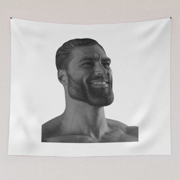 Item preview, Gigachad Meme designed and sold by LucyOtama.