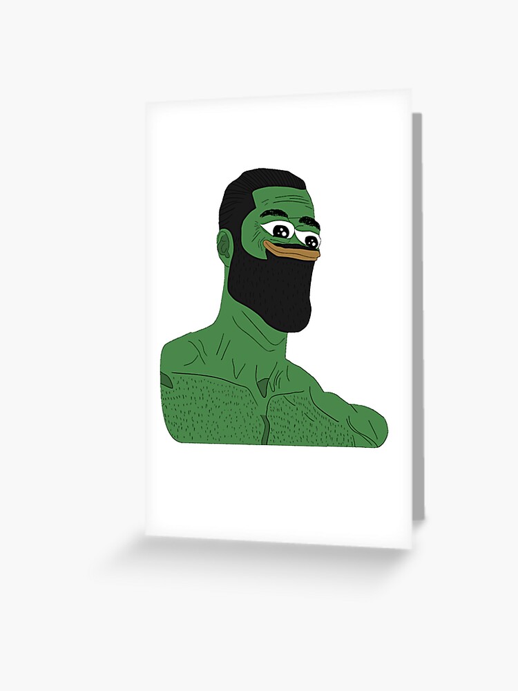 Gigachad Meme | Greeting Card