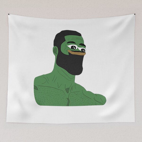 Item preview, Rare Gigachad Pepe   designed and sold by LucyOtama.