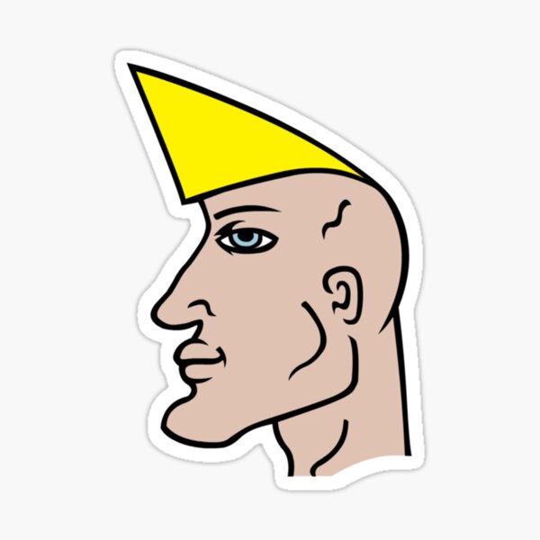 Chad Meme Face Sticker for Sale by EtherSales