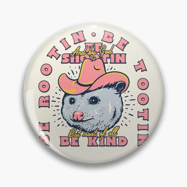 Item preview, Rootin Tootin Shootin Possum | Opossum Cowboy Advice | Space Cowgirl Country Style | Possum Pet Mat Bandana designed and sold by Any Color Designs.