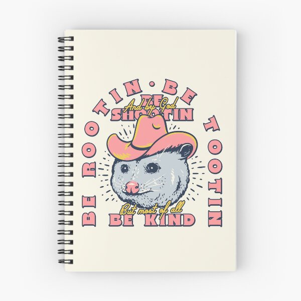Item preview, Rootin Tootin Shootin Possum | Opossum Cowboy Advice | Space Cowgirl Country Style | Possum Pet Mat Bandana designed and sold by Any Color Designs.