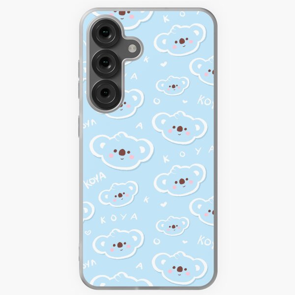 Item preview, BTS Cute BT21 Koya Pattern in Blue Background designed and sold by nijiroai.