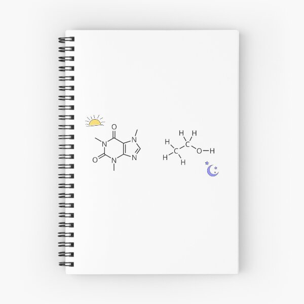 Item preview, Caffeine & Ethanol Chemistry (Light Background) designed and sold by pschlesi.