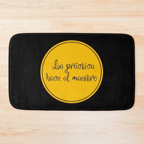 Item preview, La Práctica Hace Al Maestro - Practice Makes The Master - Frase en español - España designed and sold by JourneyCreative.