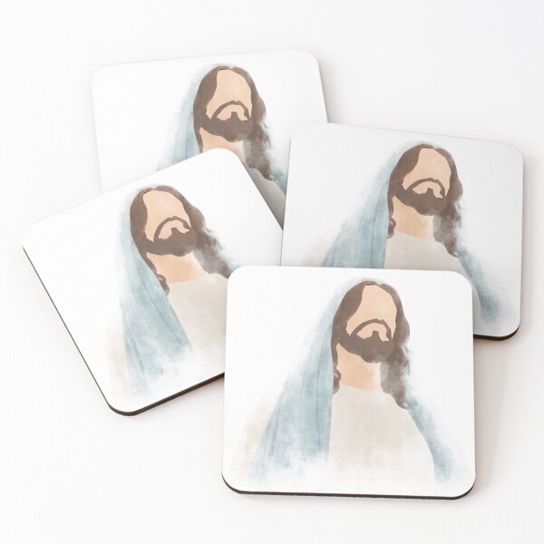 Item preview, Watercolor Portrait of Jesus Christ, LDS Art, Jesus Painting designed and sold by andienhuynh.