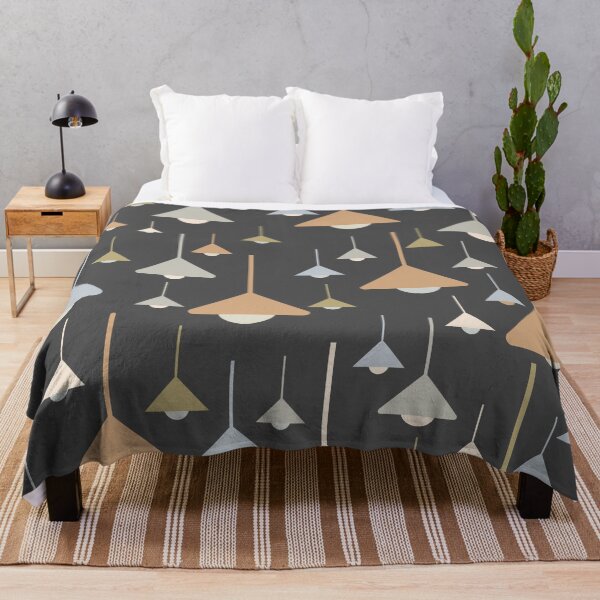 Item preview, Hanging Lamps Pattern 1 Throw Pillow designed and sold by blueocan.