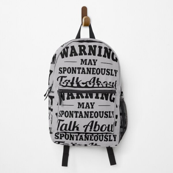 Item preview, Warning May Spontaneously Talk About Bitcoins designed and sold by Froyd Wess.