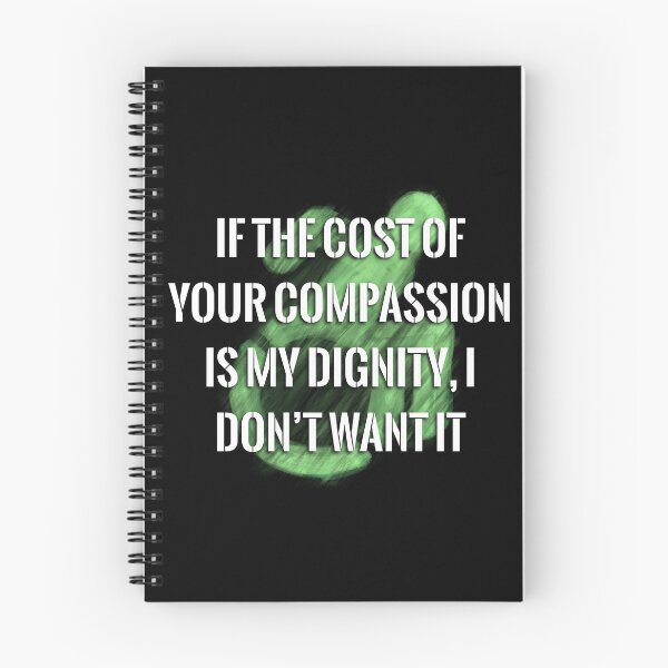 Item preview, Your Compassion isn’t worth my Dignity (chartreuse logo) designed and sold by O1RSH.