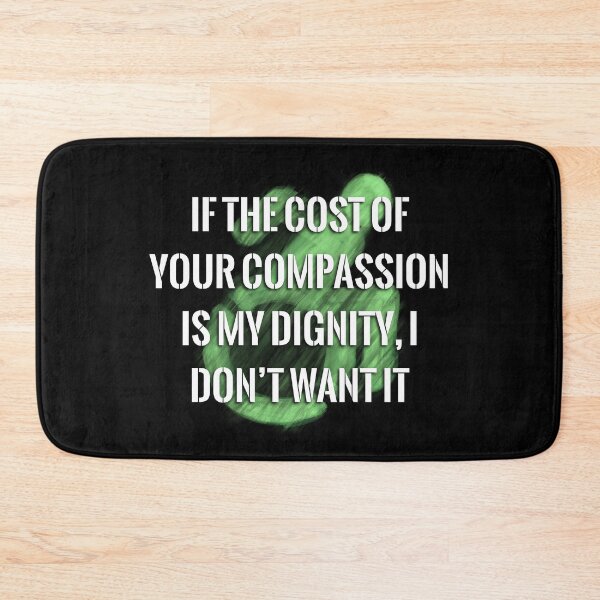 Item preview, Your Compassion isn’t worth my Dignity (chartreuse logo) designed and sold by O1RSH.
