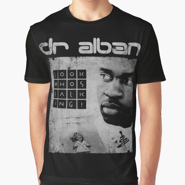 Item preview, dr alban 90s eurodance rap electronica iconic singer distressed designed and sold by ForemanOrlArt.