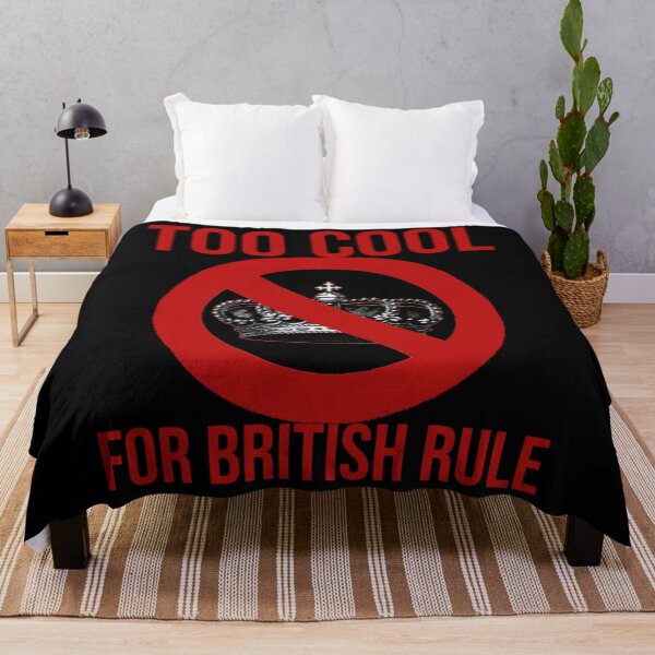 Item preview, anti monarchy - Abolish the monarchy - Too Cool For British Rule designed and sold by ShellyBusheyy.