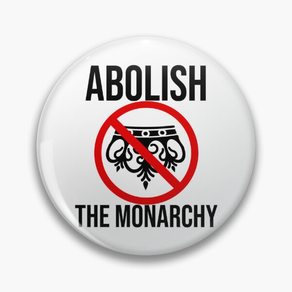 Item preview, anti monarchy - Abolish the monarchy - Too Cool For British Rule    designed and sold by ShellyBusheyy.
