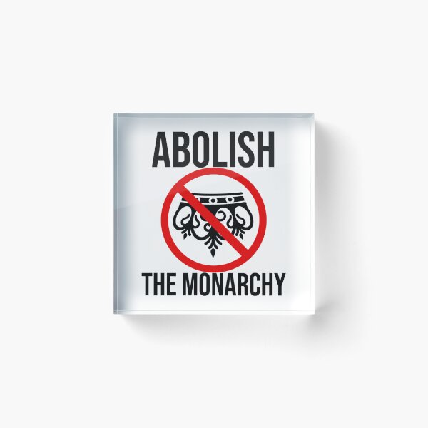 Item preview, anti monarchy - Abolish the monarchy - Too Cool For British Rule    designed and sold by ShellyBusheyy.