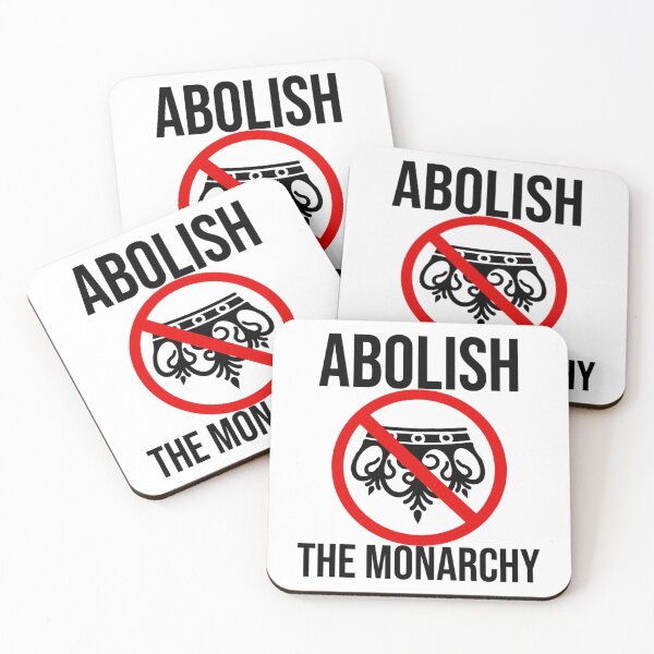Item preview, anti monarchy - Abolish the monarchy - Too Cool For British Rule    designed and sold by ShellyBusheyy.