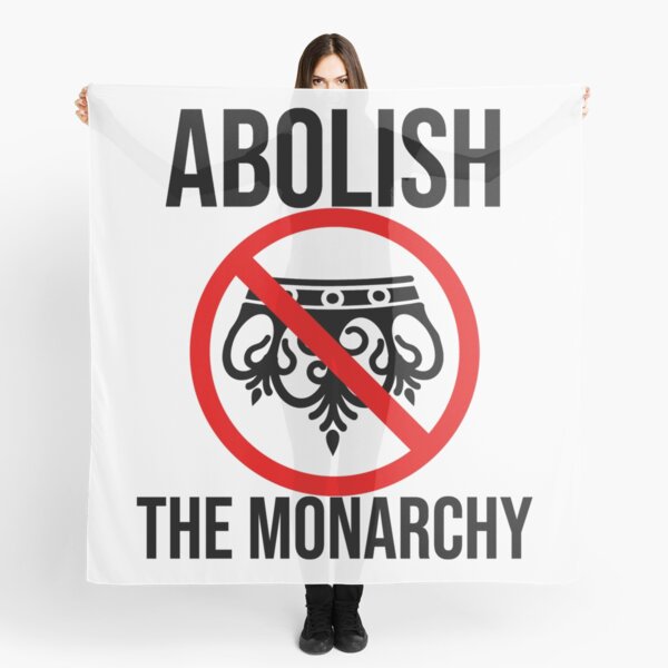 Item preview, anti monarchy - Abolish the monarchy - Too Cool For British Rule    designed and sold by ShellyBusheyy.