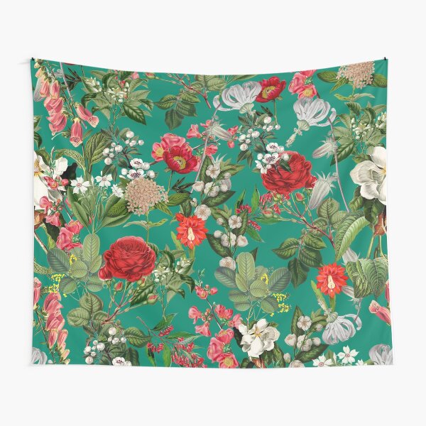 Botanisches Muster Wandbehang