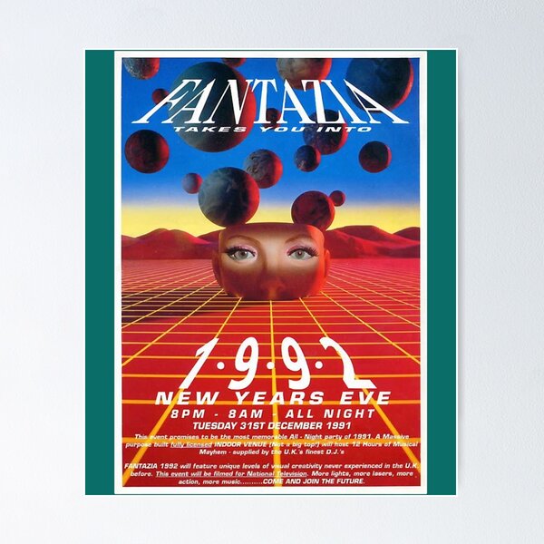 Fantazia and a selection of 90's Rave Posters and flyers to stay ravey, by  gimmefreshvibes