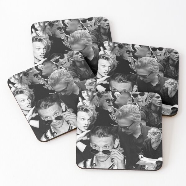 Item preview, Jamie Campbell Bower collage black and white designed and sold by lizzyrivue.
