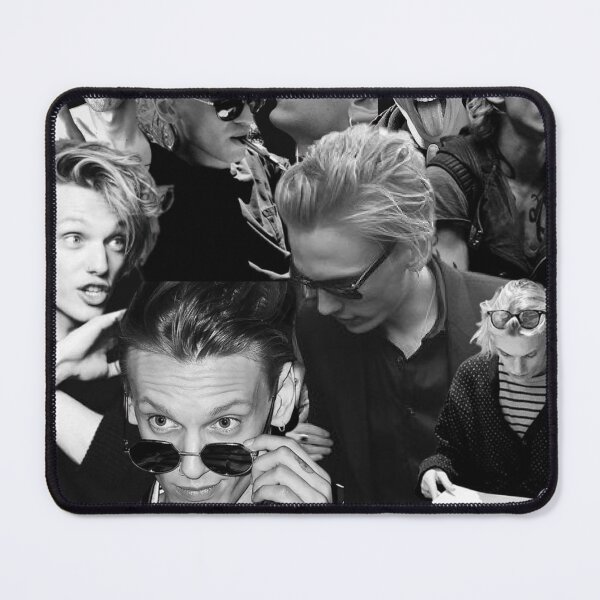 Item preview, Jamie Campbell Bower collage black and white designed and sold by lizzyrivue.