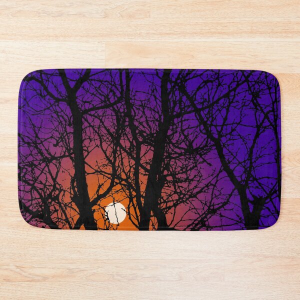 Item preview, Winter Sunset Behind Silhouetted Trees designed and sold by kernowerno.